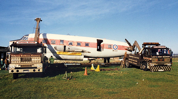 Aircraft Recovery Vickers Varsity from Sibson Airfield