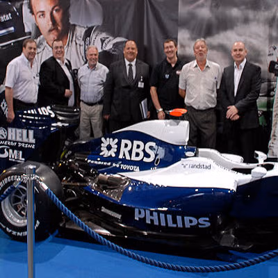 Green Flags sponsoring the Williams F1 team