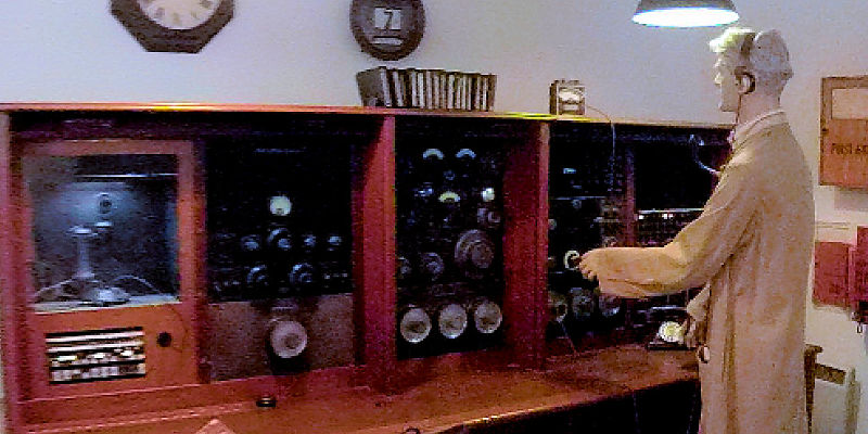 360 degree images of the Telecommunications section at Amberley Museum